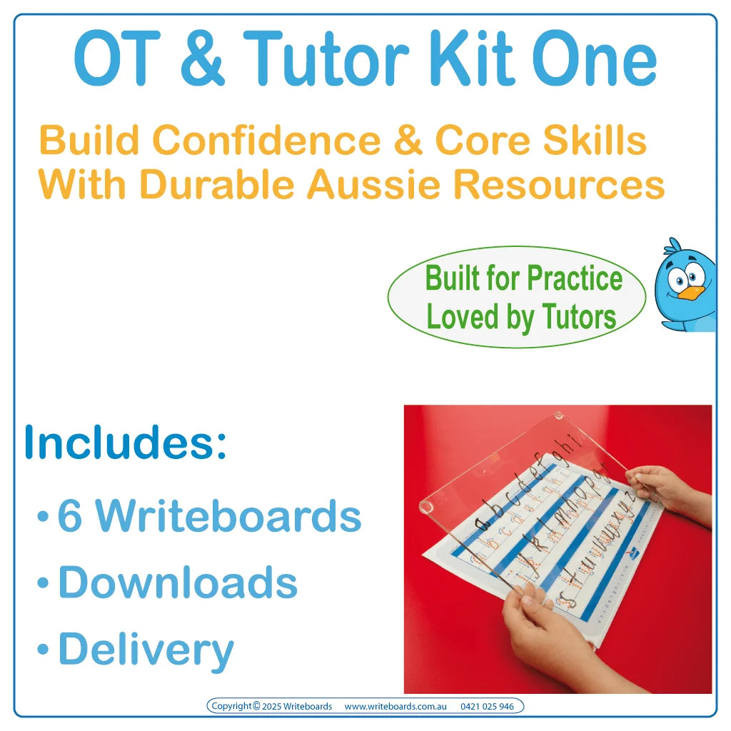 Build skills with reusable tools for fine motor handwriting and learning ideal for tutoring and therapy
