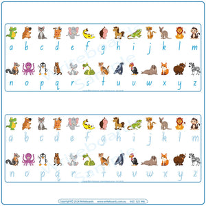 NSW Foundation Font Phonics Desk Strips for Your Child