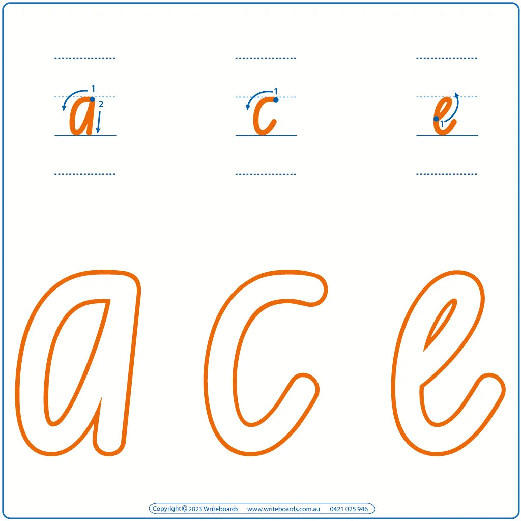 Download NSW Foundation Font Lowercase Letters & Numbers Worksheets for Teachers, NSW Foundation Font Teaching Resources