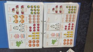 Teach your toddler numbers with QLD Numbers Busy Book for ages 3+