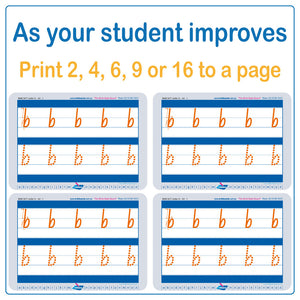 NSW & ACT Teachers are not stuck with the one size - print up to 16 to a page