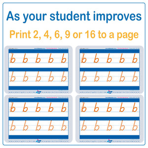 TAS Teachers are not stuck with the one size - print up to 16 to a page