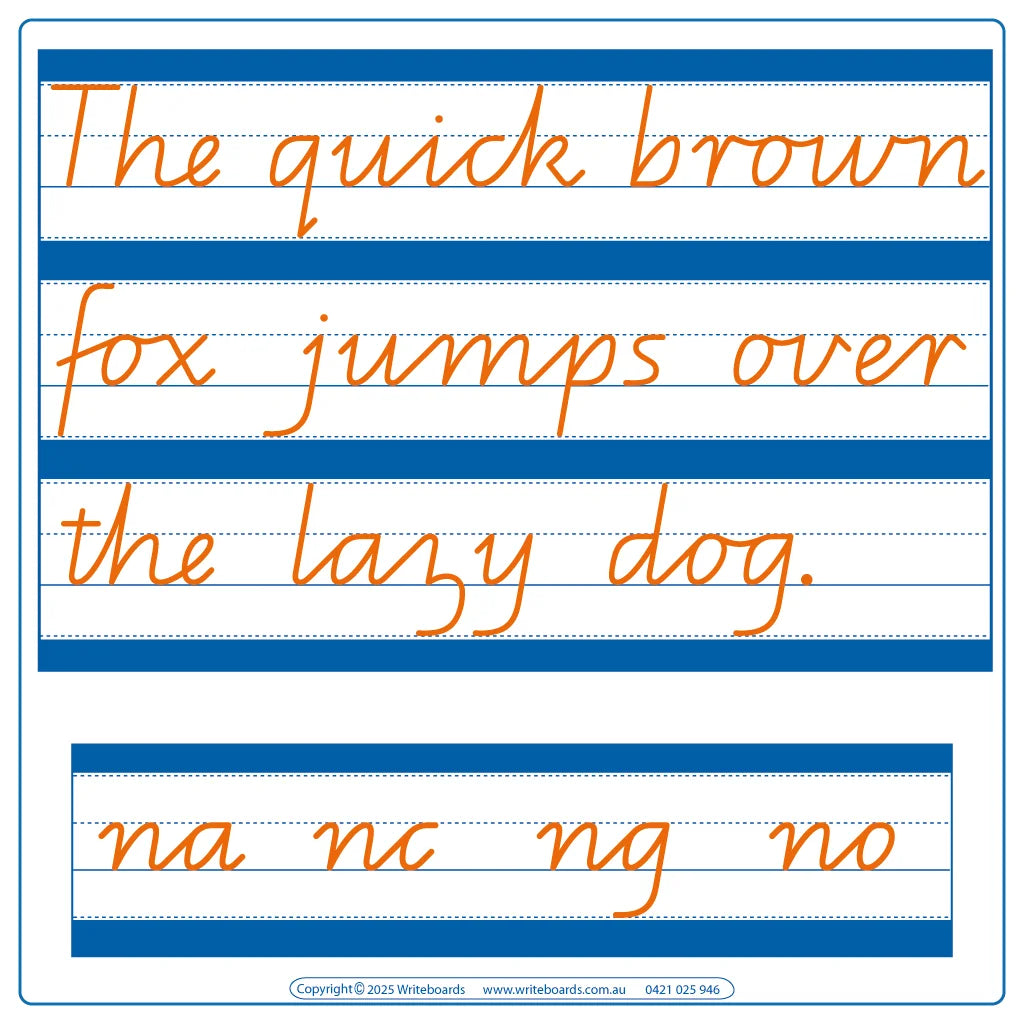 Support your child’s handwriting with 64 QLD Beginner Font Traceable Cursive Handwriting Worksheets 