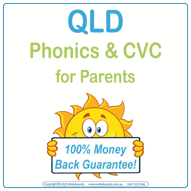 QLD Beginner Phonics and CVC Resources for QLD Kids Aged 3+