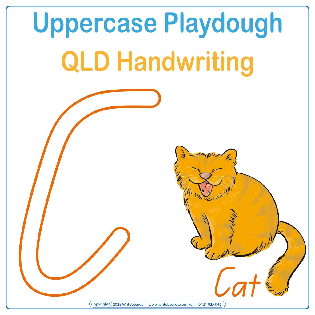 QLD Beginner Font Alphabet Tracing Worksheets, QLD Beginner Font Worksheets for Toddlers aged 2+