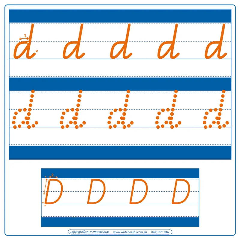 QLD Beginner School Starter Kit includes Handwriting Practice Worksheets with Directions for Starting School in QLD