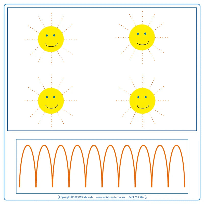 QLD Beginner School Starter Kit includes Handwriting Patterns for learning to Form Letters & Numbers