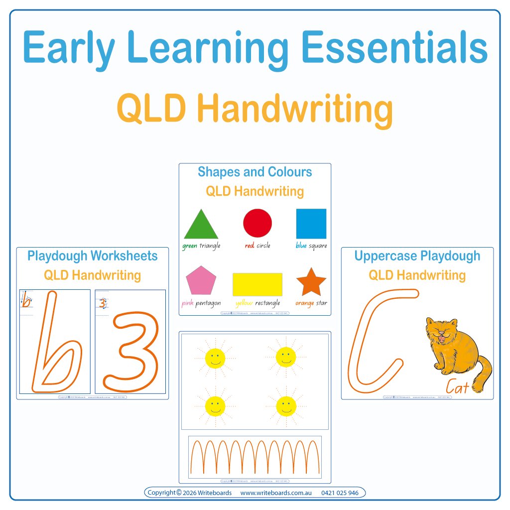 QLD Early Learning Essentials Pack for ages 3+, Save $26.97
