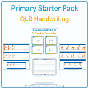 Primary Starter Pack for QLD School Handwriting Save $22.97