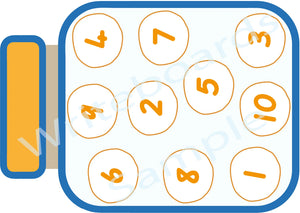 QLD Modern Cursive Font Cookie Counting Busy Book Pages for Kindergarten & Childcare, QLD Busy Book