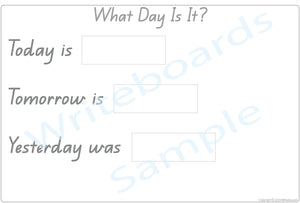 QLD Modern Cursive Font Days of the Week Busy Book Pages for Kindergarten & Childcare