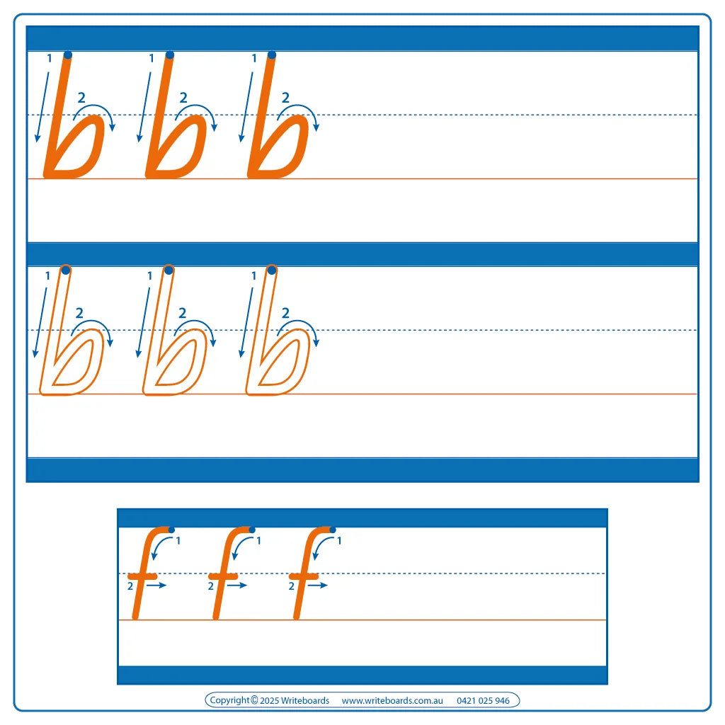 Qld Font QLD Modern Cursive Resources for Prep Educators - Writeboards