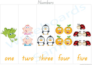 QLD Modern Cursive Font Counting Busy Book Pages for Educators and Teachers