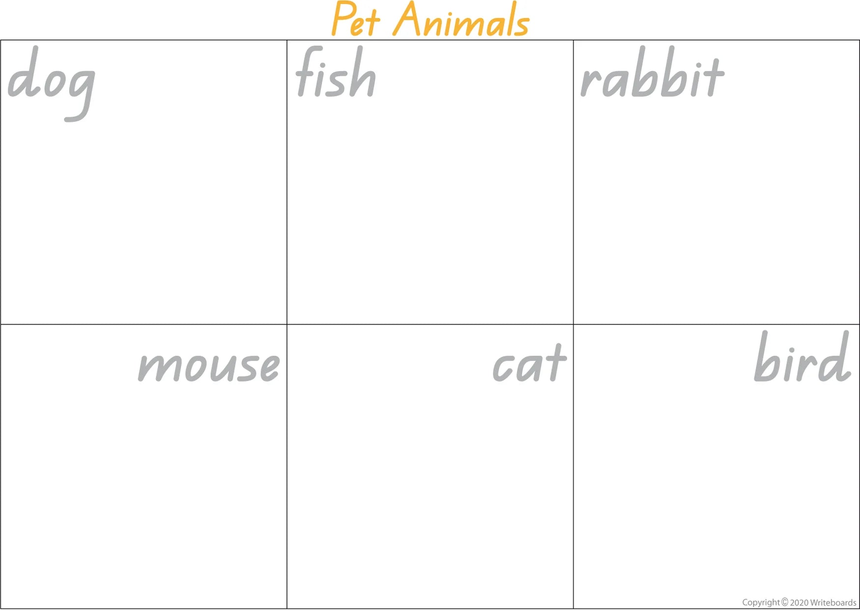 QLD Modern Cursive Font Pet Animal Busy Book pages for Teachers and Educators