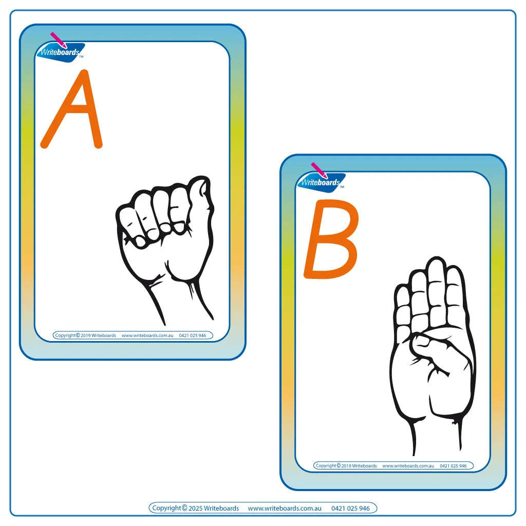 QLD Modern Cursive Font Sign and Sight Word Flashcards for OTs and Tutors