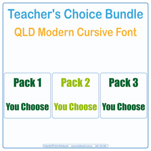 QLD Modern Cursive Teachers Choice Bundle - Worksheets and Resources for Teachers