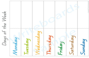 QLD Modern Cursive Days of the Week Busy Book pages for Teachers and Educators