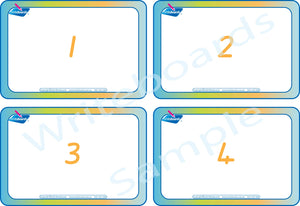 QLD Modern Cursive Font Cookie Counting Busy Book Flashcards for Kindergarten & Childcare, QLD Busy Book