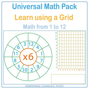 Math Worksheets & Flashcards are Included in our Advanced Special Needs Kit
