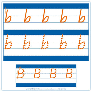 QLD Modern Cursive Font Worksheets & Flashcards are Included in our Advanced Special Needs Kit
