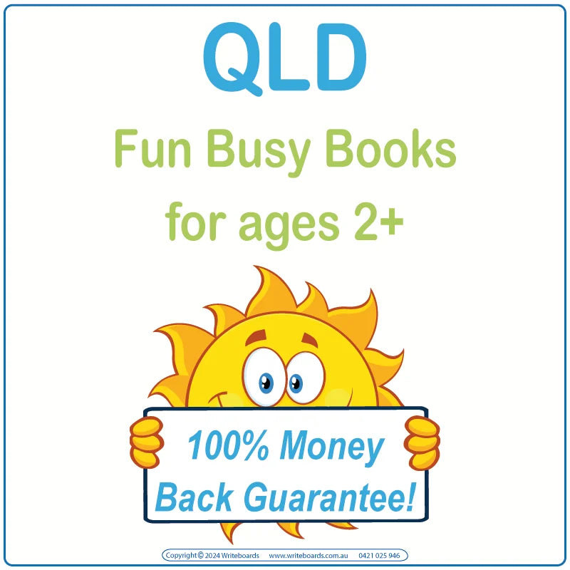 Fun Aussie Busy Books for QLD Kids aged 2+