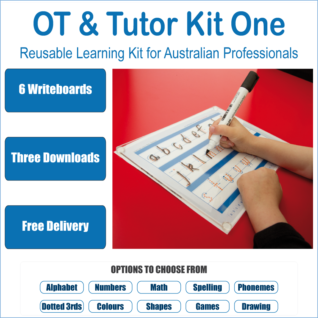 Build skills with reusable tools for fine motor handwriting and learning ideal for tutoring and therapy