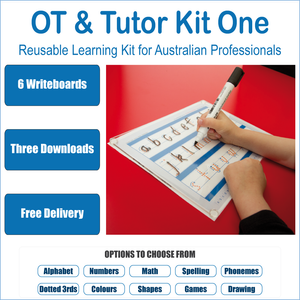Build skills with reusable tools for fine motor handwriting and learning ideal for tutoring and therapy
