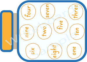 SA Modern Cursive Counting Busy Book Pages for Childcare & Preschool, SA Counting Quiet Books