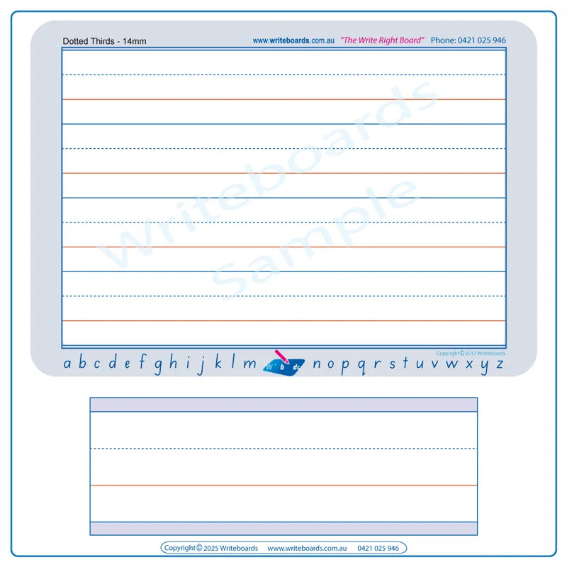 SA Modern Font Advanced School Kit includes dotted third lines practice sheets with guide