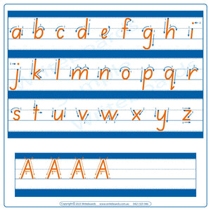 Download SA Modern Cursive Font Alphabet and Number Worksheets with Directions for Teachers plus fun extras