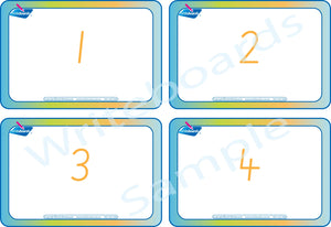 SA Modern Cursive Counting Busy Book Flashcards for Childcare & Preschool, SA Counting Quiet Books