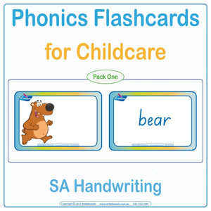 SA Modern Cursive Phonics Bundle | Childcare & Kindergarten - Writeboards