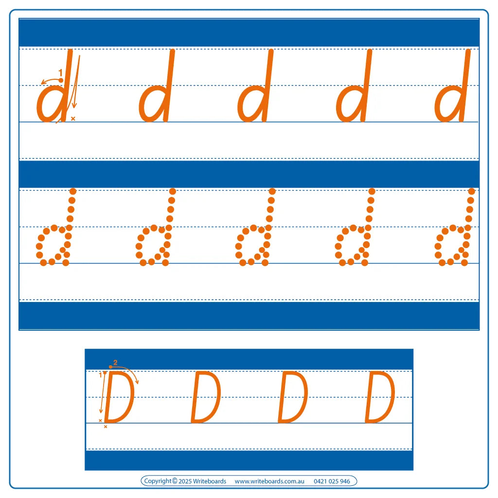 SA Modern Cursive Font Alphabet and Number School Readiness Tracing Worksheets for Occupational Therapists and Tutors