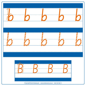 SA Modern Cursive Font Worksheets & Flashcards are Included in our Advanced Special Needs Kit