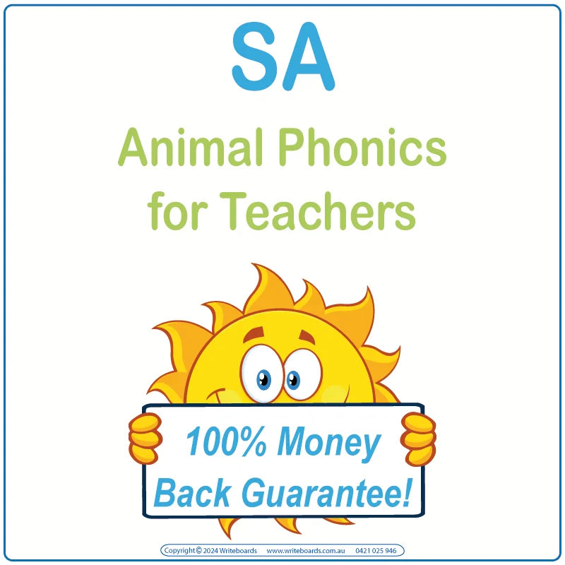 Animal Phonic Resources for SA Teachers