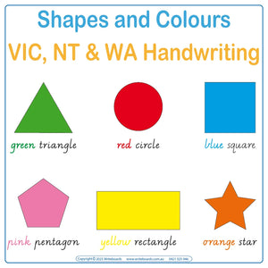 VIC Modern Cursive Font School Readiness Worksheets & Flashcards are Included in our School Readiness Kit