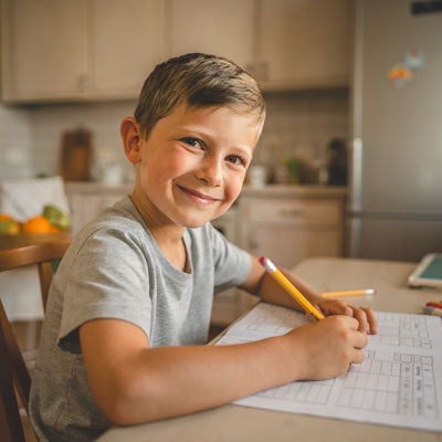 pic boy writing