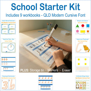 QLD Modern Cursive School Starter Kit