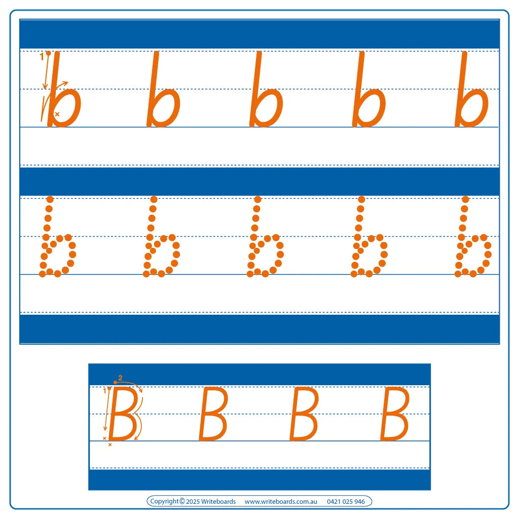 Help Your Childs Handwriting with SA Modern Cursive Alphabet and Number Tracing Worksheets for Reception
