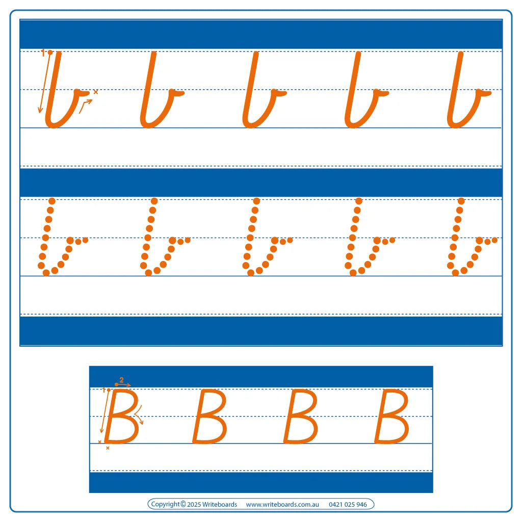 Help Your Childs Handwriting with VIC and WA Alphabet and Number Tracing Worksheets for Your Child