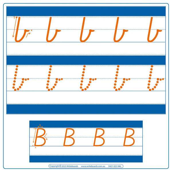 VIC Modern Cursive Font School Starter Kit for Ages 4+ - Writeboards