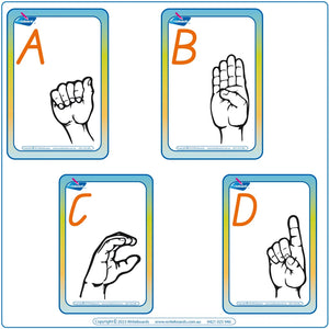 QLD Beginners Font Sign Language Flashcards