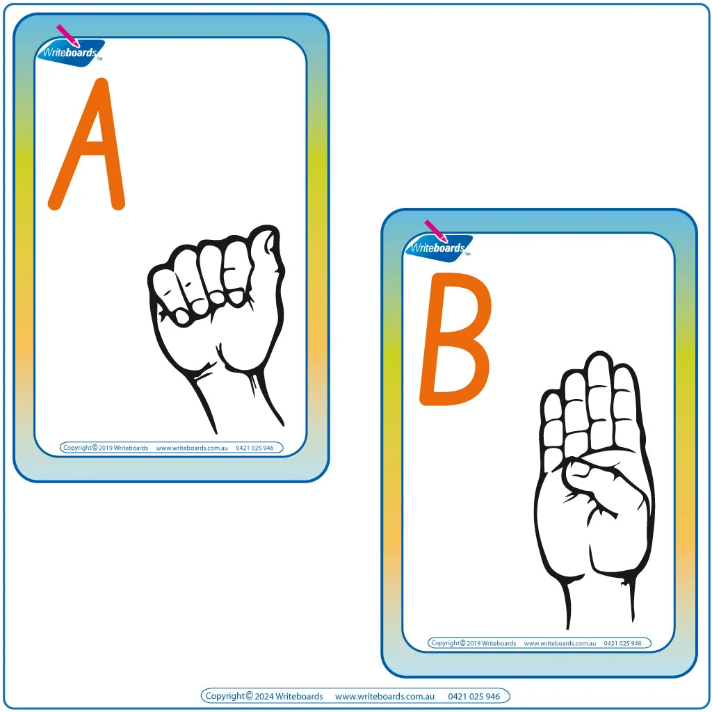 NSW Sight Word Flashcards, NSW Sign Language Flashcards, ACT Sight Word Flashcards, ACT Sign Language Flashcards