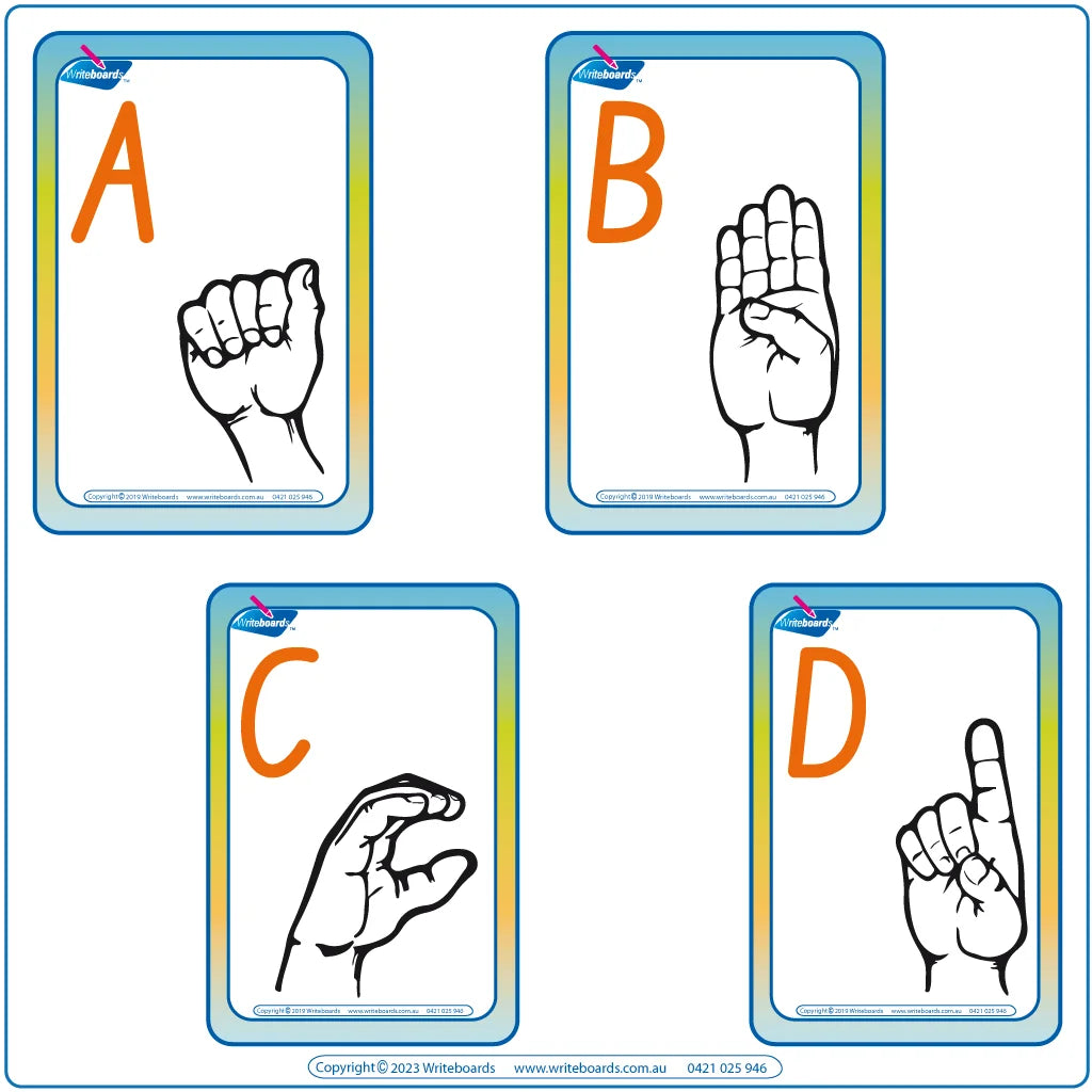 NSW Sight Word Flashcards, NSW Sign Language Flashcards, ACT Sight Word Flashcards, ACT Sign Language Flashcards