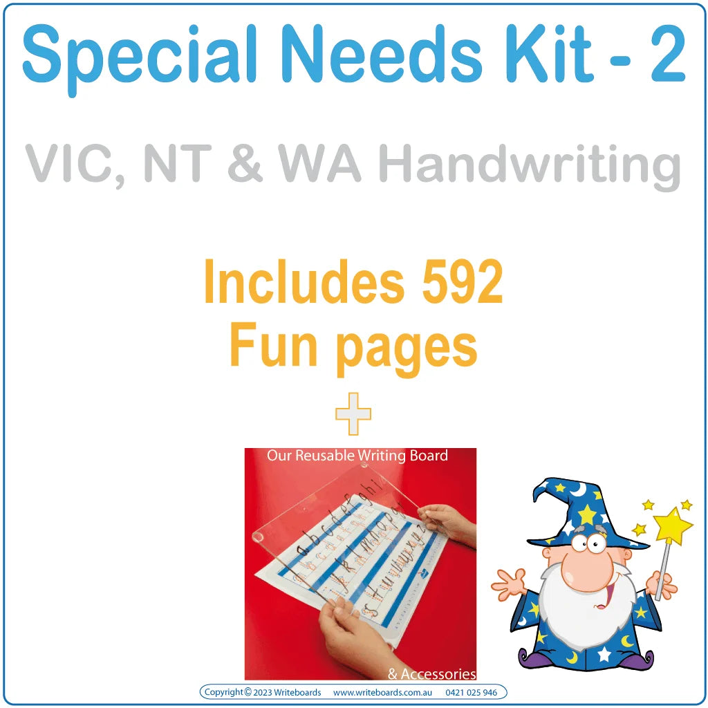 VIC Special Needs Kit, Special Needs Learning Aide for VIC School Kids, WA Special Needs Kit