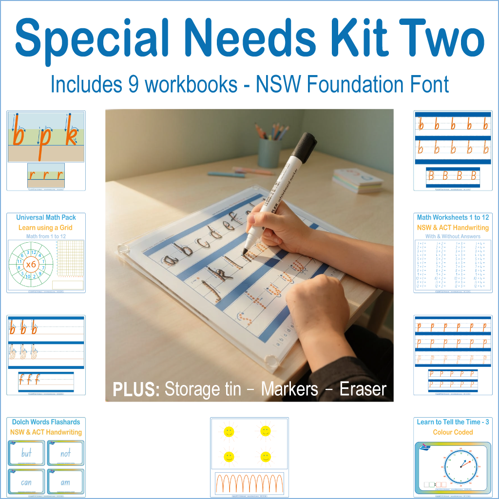 NSW Foundation Font Special Needs School Kit Two for for further sensory learning support