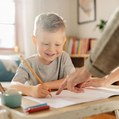 pic boy writing
