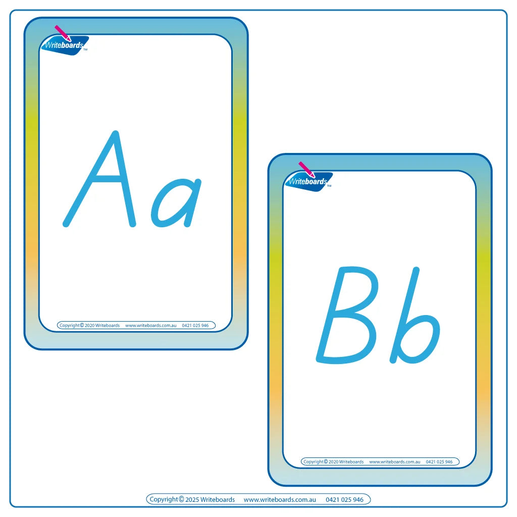 TAS Modern Cursive Font Alphabet Busy Book for Teachers includes Alphabet Flashcards
