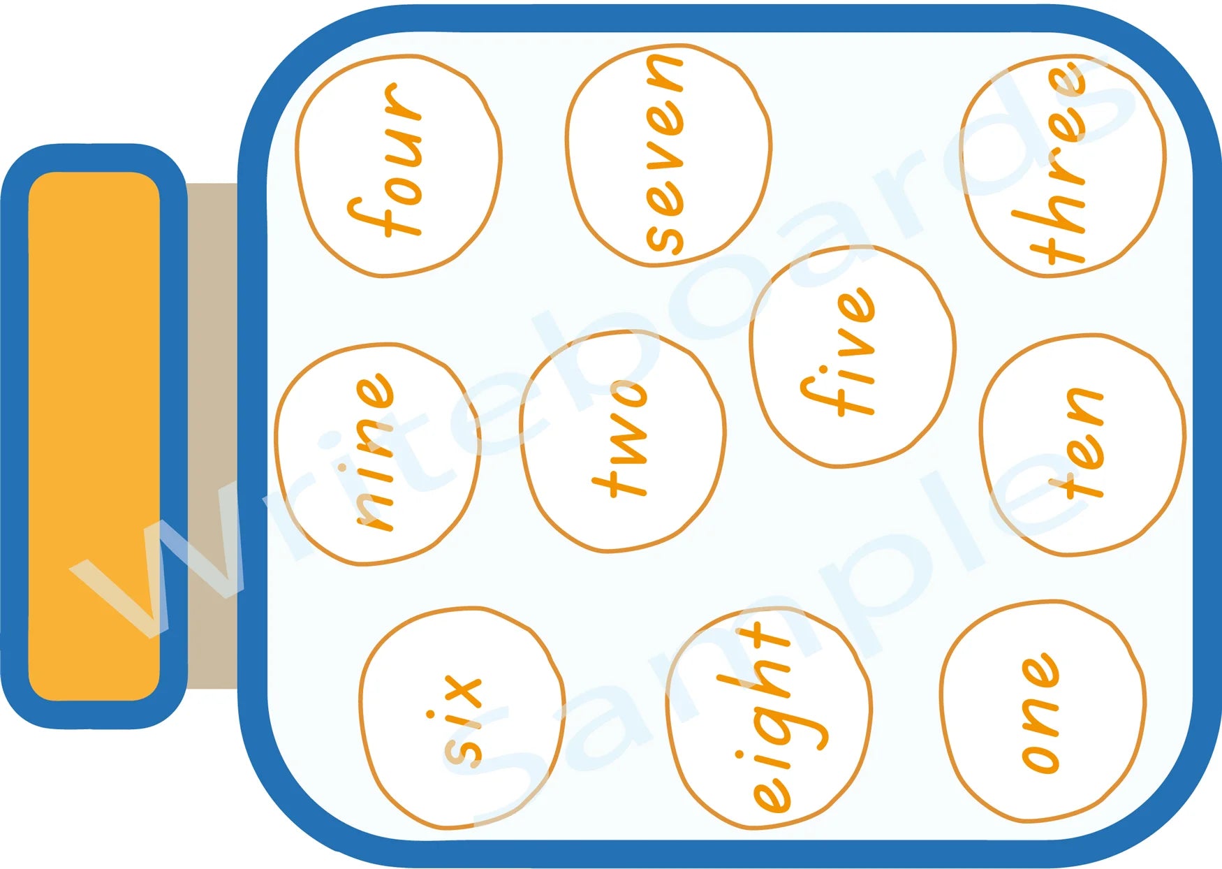 TAS Modern Cursive Font Counting Busy Book for Teachers & Educators