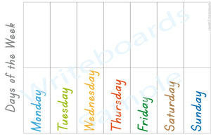 TAS Modern Cursive Days of the Week Busy Book Pages for Childcare & Preschool